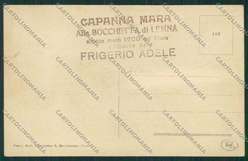 Como Bocchetta Lenna cartolina EE6711 – retro
