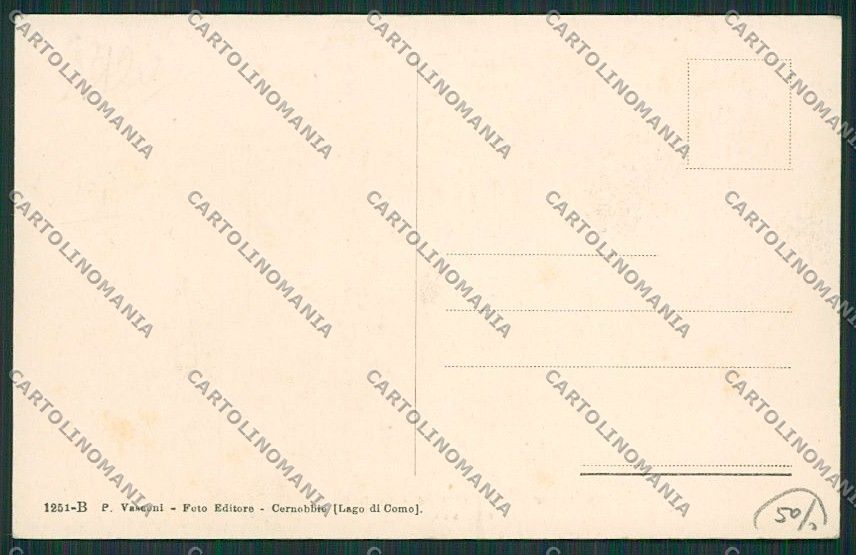 Como Cernobbio Ristorante cartolina EE6730 – retro
