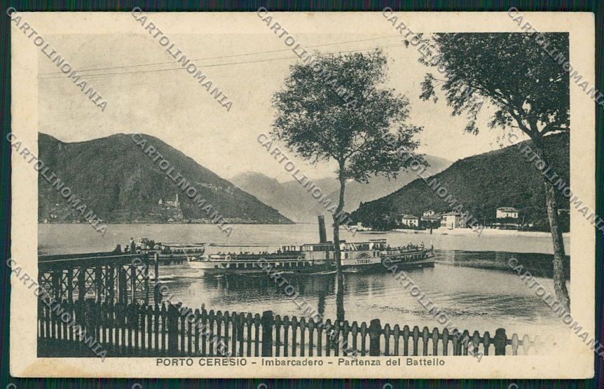 Varese Porto Ceresio Battello Ticino cartolina EE6769 – fronte