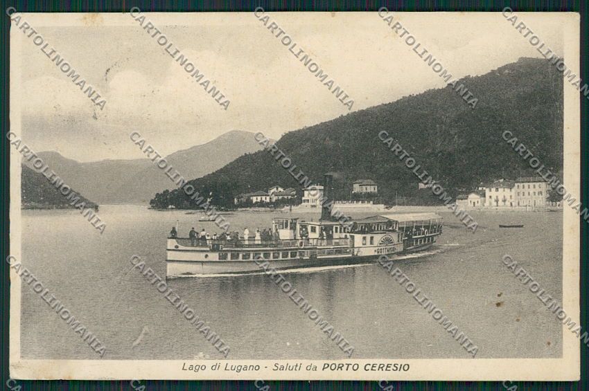 Varese Porto Ceresio Battello Gottardo cartolina EE6772 – fronte