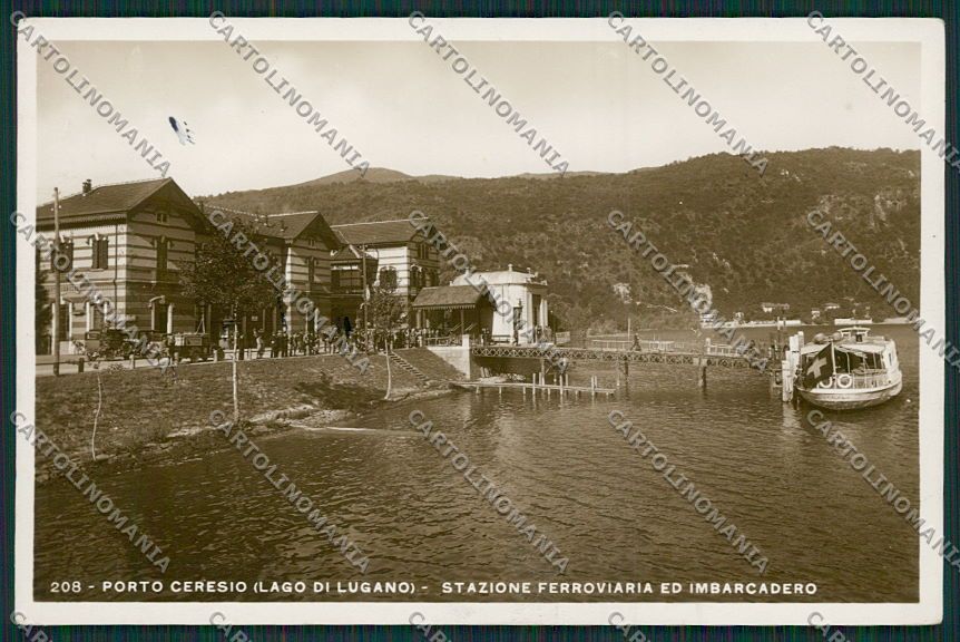 Varese Porto Ceresio Battello Foto cartolina EE6773 – fronte