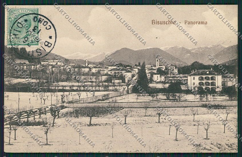 Varese Bisuschio Nevicata cartolina EE6778 – fronte