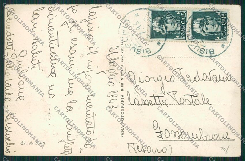 Varese Bisuschio Foto cartolina EE6780 – retro
