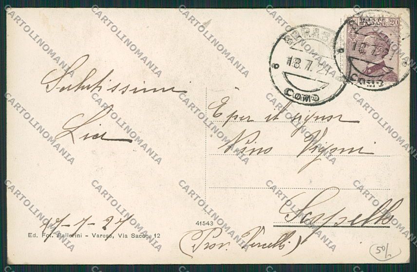 Varese Luvinate cartolina EE6783 – retro