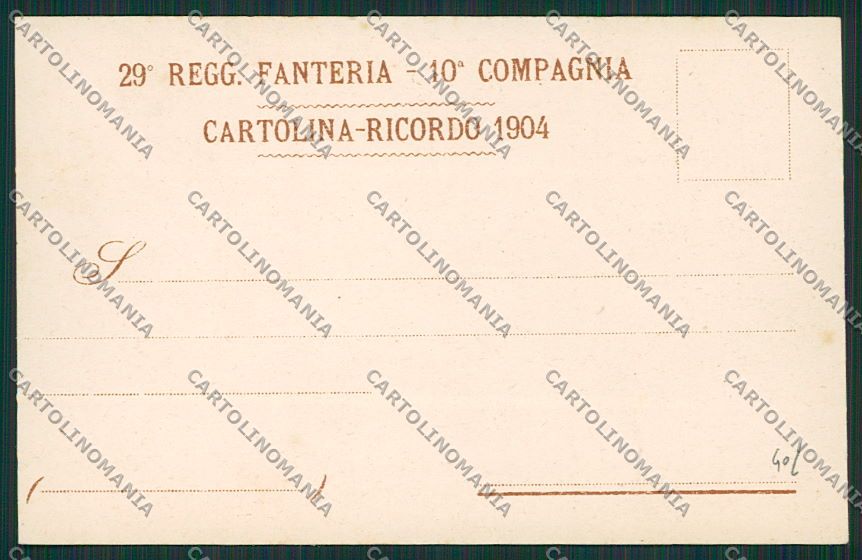 Varese Gavirate Fanteria cartolina EE6788 – retro