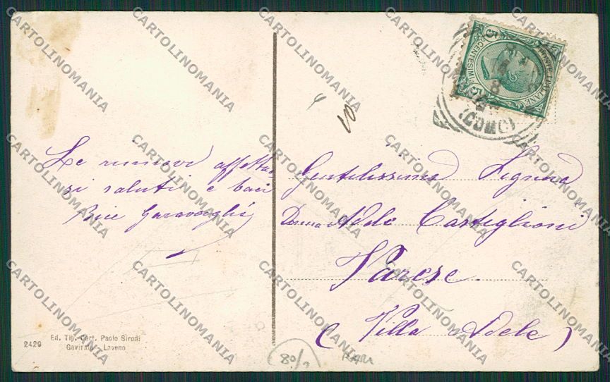 Varese Gavirate cartolina EE6794 – retro