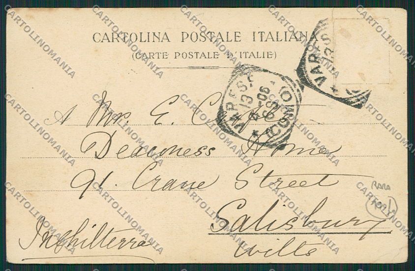 Varese Gavirate Mercato cartolina EE6795 – retro