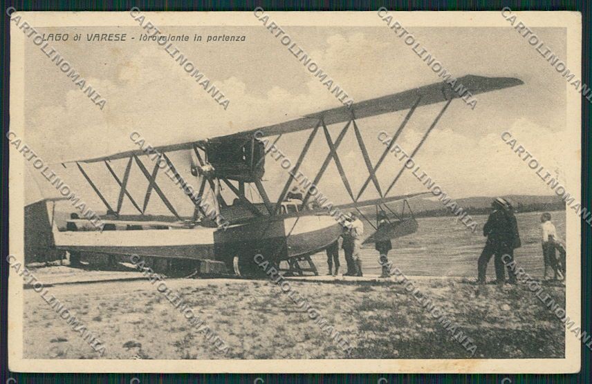 Varese Lago di Aviazione Idrovolante cartolina EE6805 – fronte