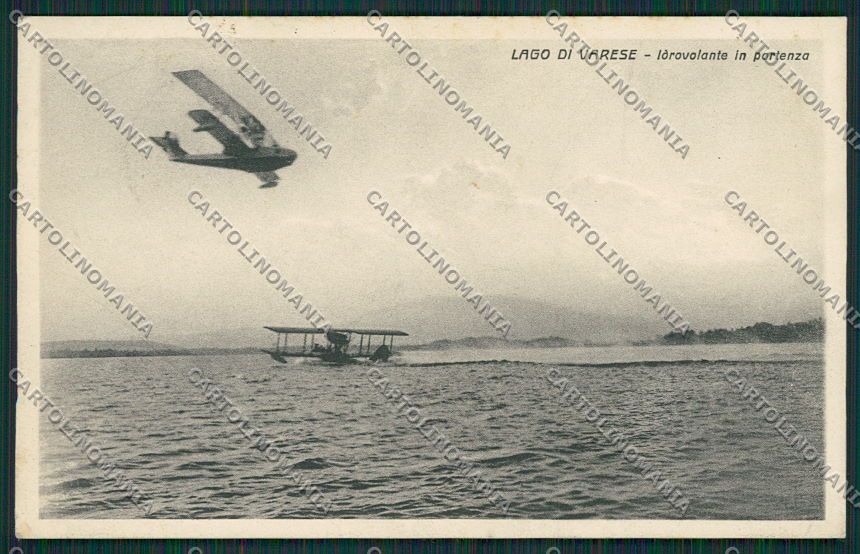 Varese Lago di Aviazione Idrovolante cartolina EE6806 – fronte