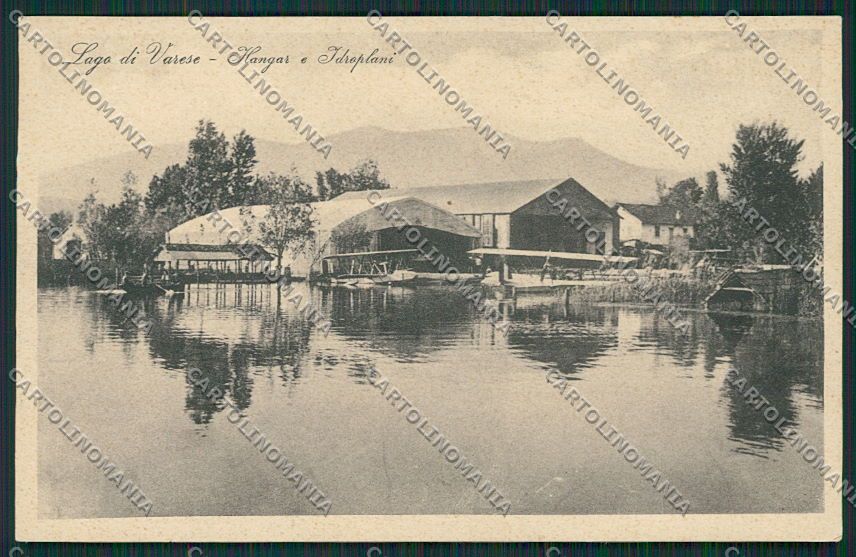 Varese Lago di Aviazione Idrovolante cartolina EE6808 – fronte