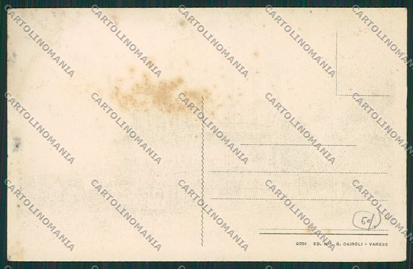 Varese Città Tram cartolina EE6824 – retro