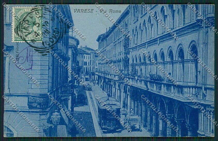 Varese Città Tram cartolina EE6832 – fronte