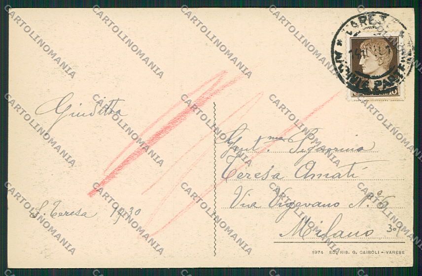 Varese Città cartolina EE6840 – retro