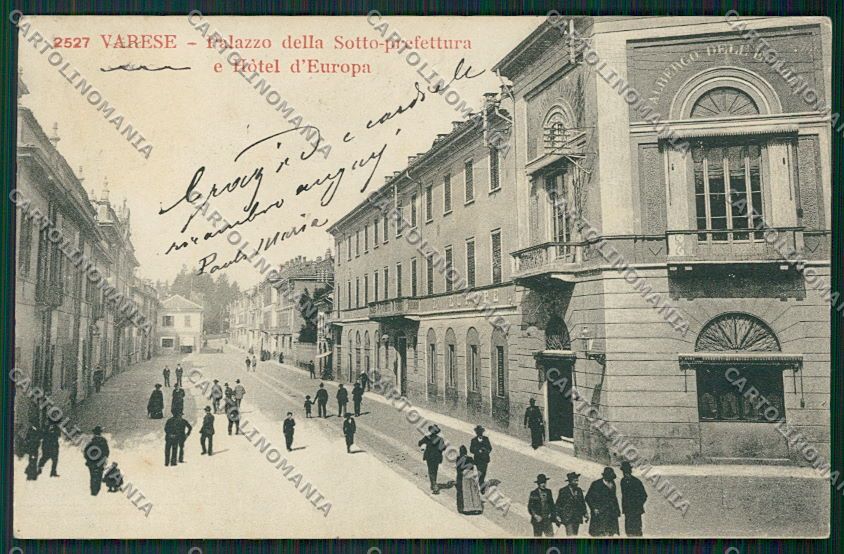 Varese Città cartolina EE6863 – fronte