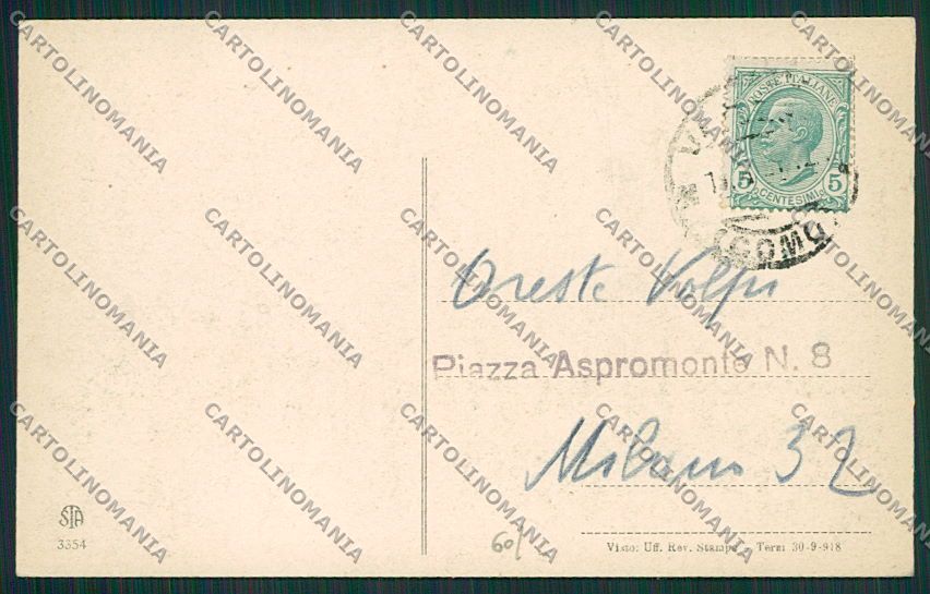 Varese Città cartolina EE6865 – retro