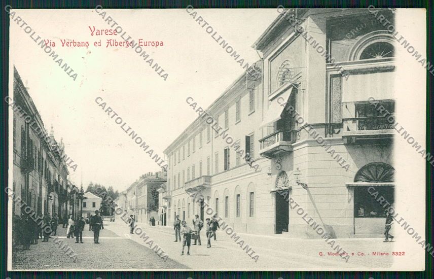 Varese Città cartolina EE6867 – fronte