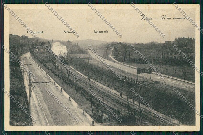 Varese Città Treno cartolina EE6870 – fronte