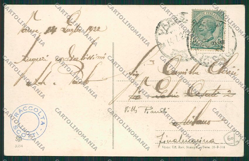 Varese Città cartolina EE6872 – retro