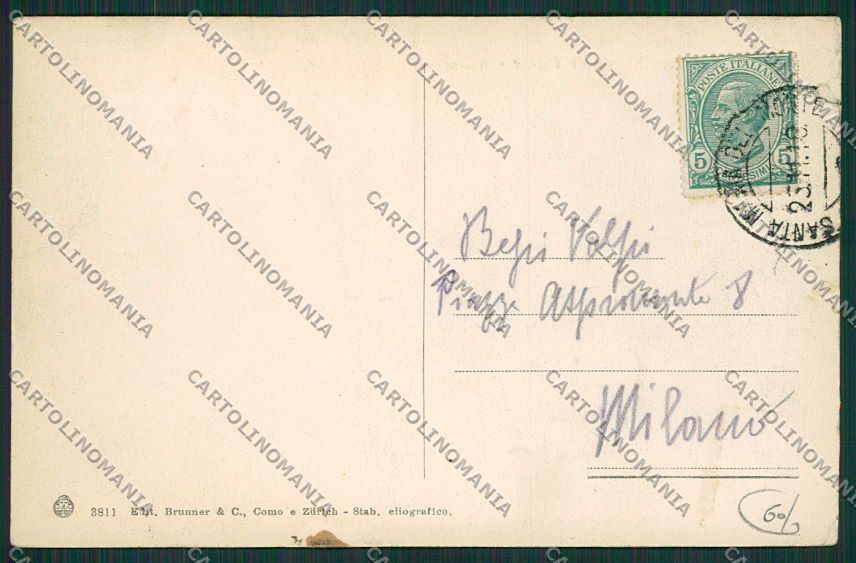 Varese Città Sacro Monte Processione cartolina EE6877 – retro