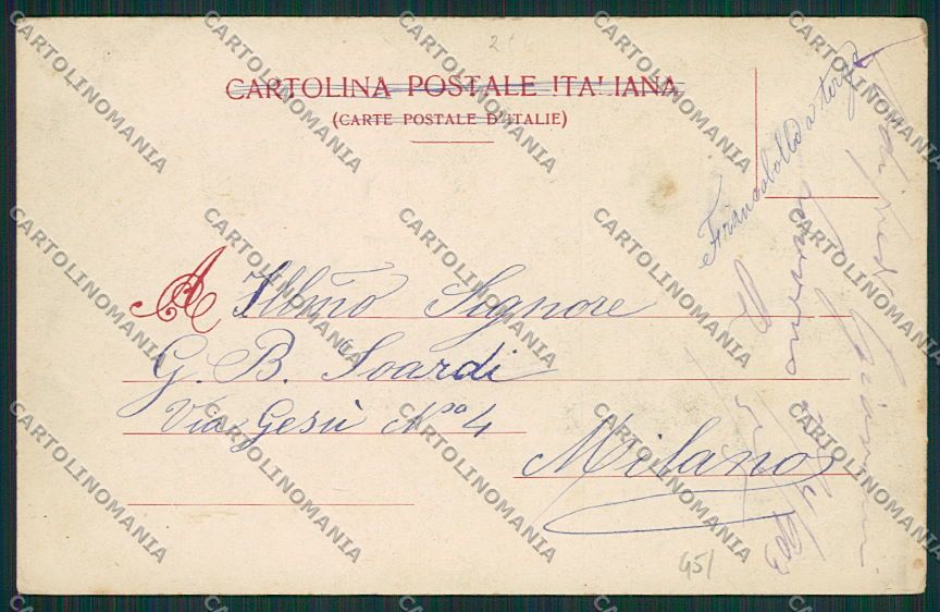 Livorno Città cartolina EE6884 – retro