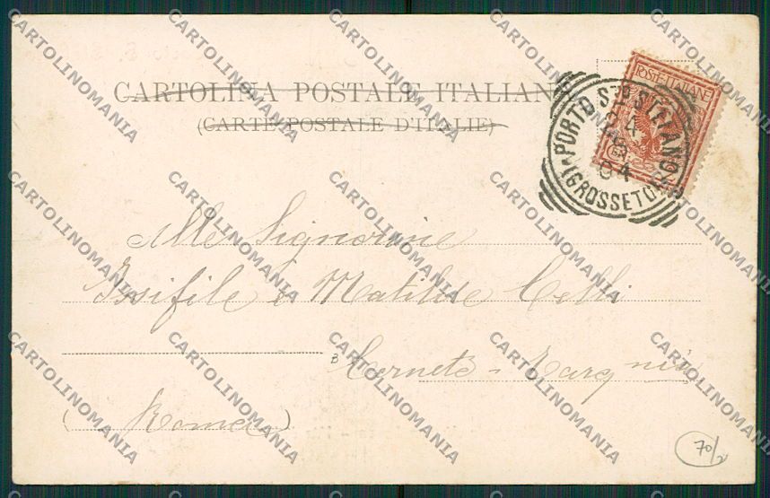 Grosseto Porto Santo Stefano cartolina EE6892 – retro