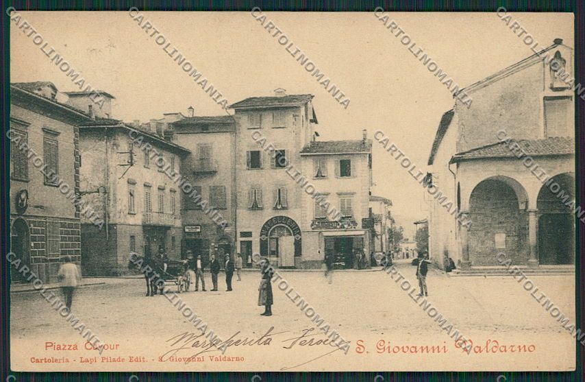 Arezzo San Giovanni Valdarno cartolina EE6912 – fronte