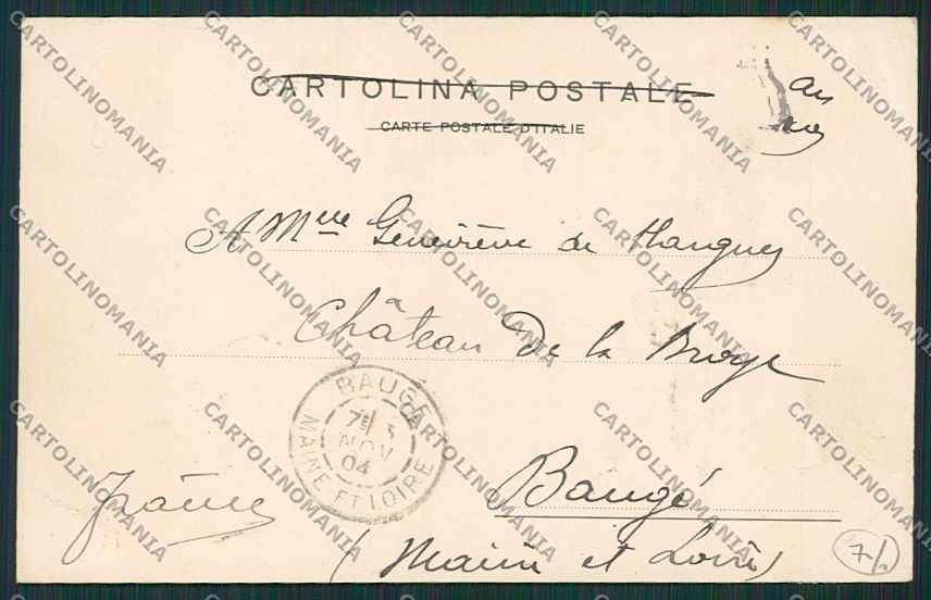 Massa Carrara Cave Marmo Stazione cartolina EE6924 – retro