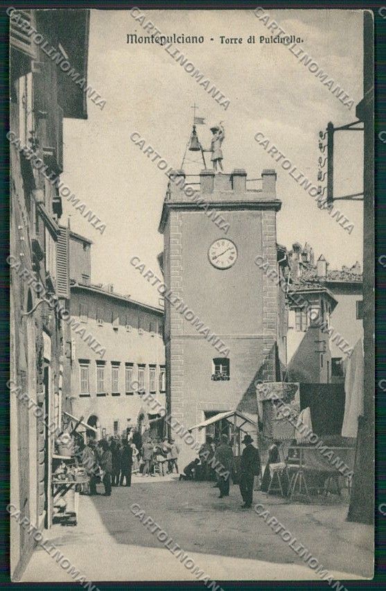 Siena Montepulciano Mercato cartolina EE6953 – fronte