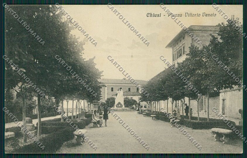 Siena Chiusi cartolina EE6957 – fronte