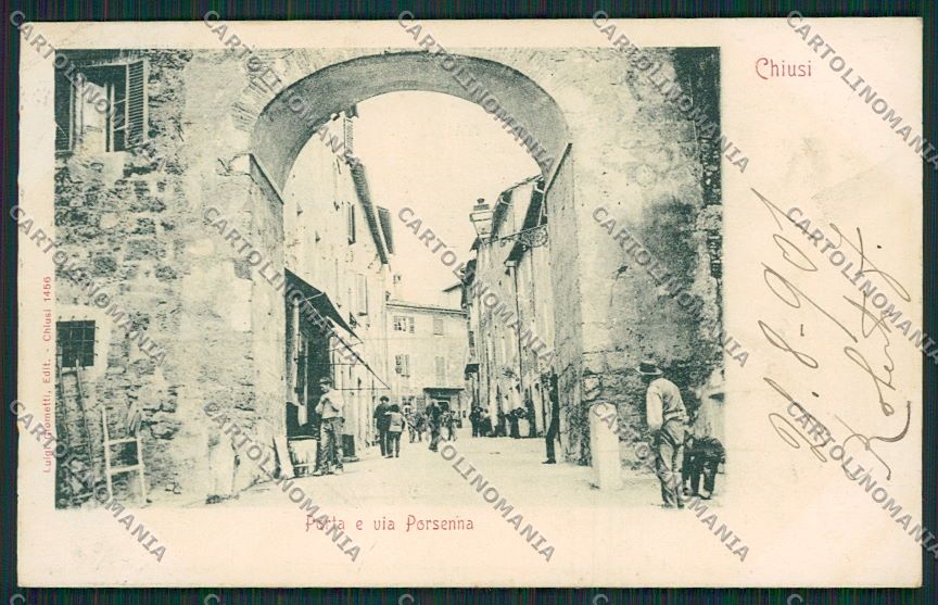 Siena Chiusi cartolina EE6960 – fronte
