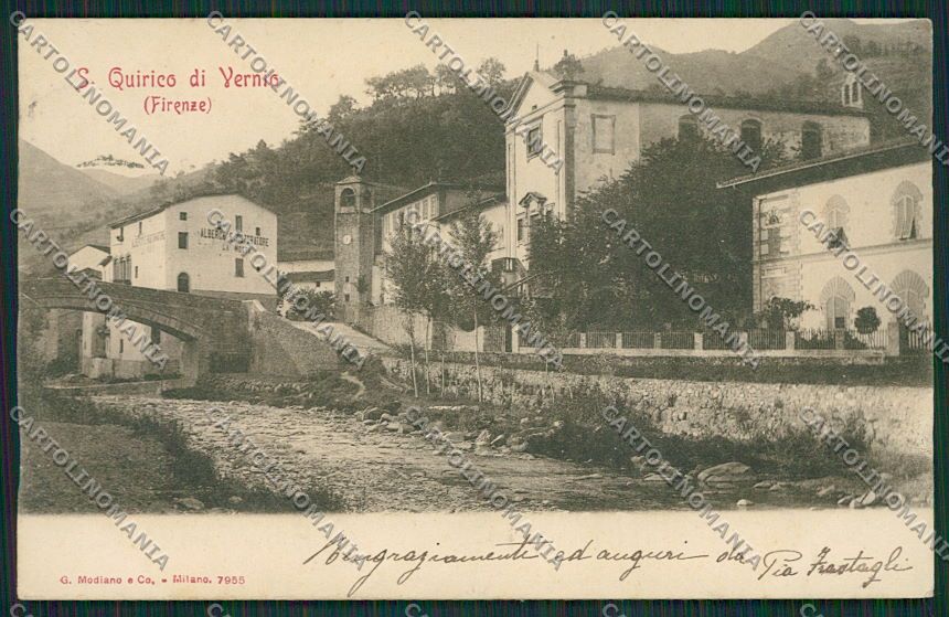 Prato San Quirico di Vernio cartolina EE6963 – fronte