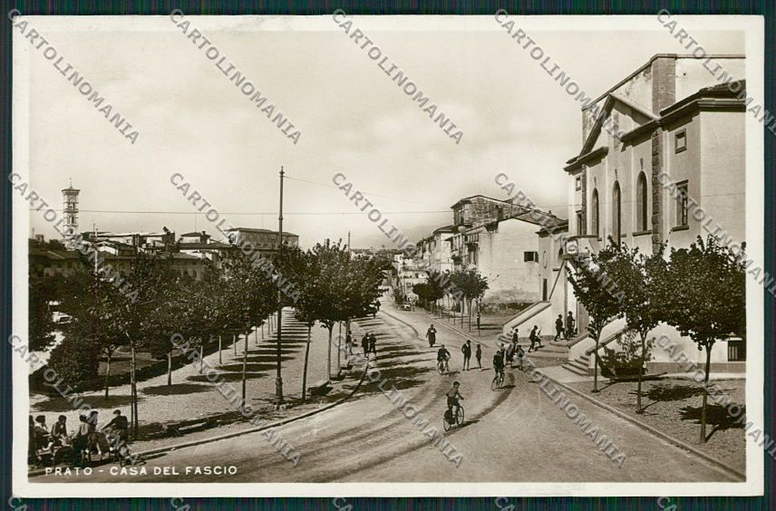 Prato Città Casa del Fascio Foto cartolina EE6977 – fronte
