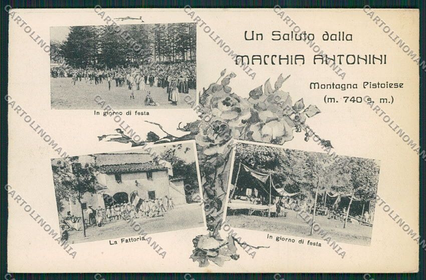 Pistoia Macchia Antonini Saluti da cartolina EE6986 – fronte