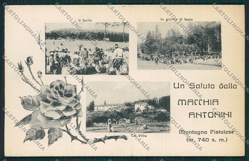 Pistoia Macchia Antonini Saluti da cartolina EE6987 – fronte