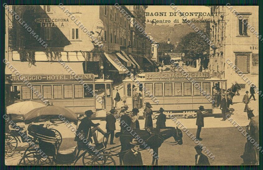 Pistoia Montecatini Tram cartolina EE7002 – fronte