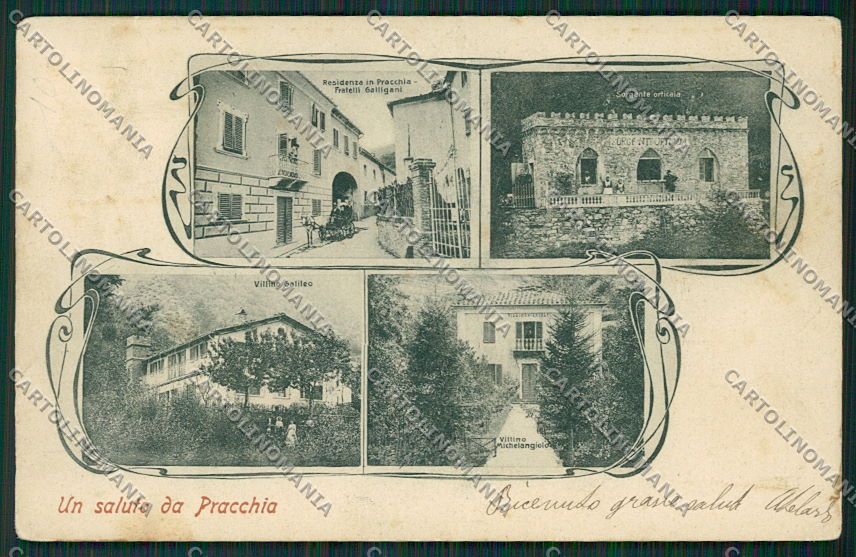 Pistoia Pracchia Saluti da STRAPPINO cartolina EE7039 – fronte