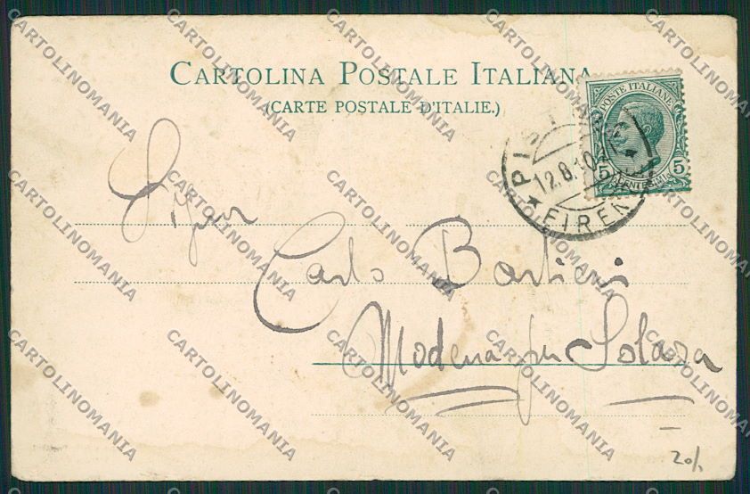 Pistoia La Cugna ABRASA cartolina EE7044 – retro
