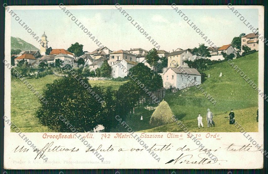 Genova Crocefieschi cartolina EE7069 – fronte
