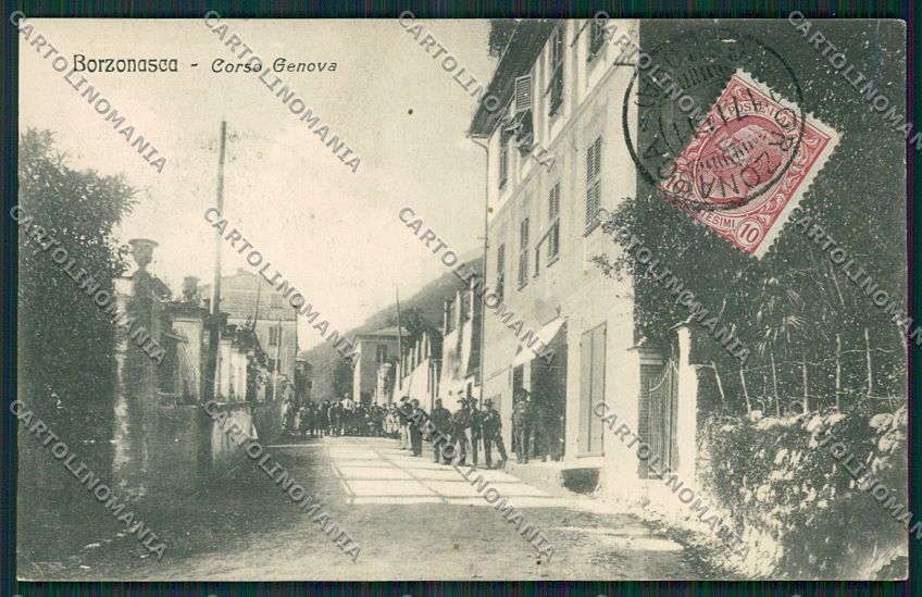 Genova Borzonasca cartolina EE7080 – fronte