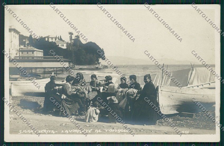 Genova Santa Margherita Tombolo NPG Foto cartolina EE7085 – fronte