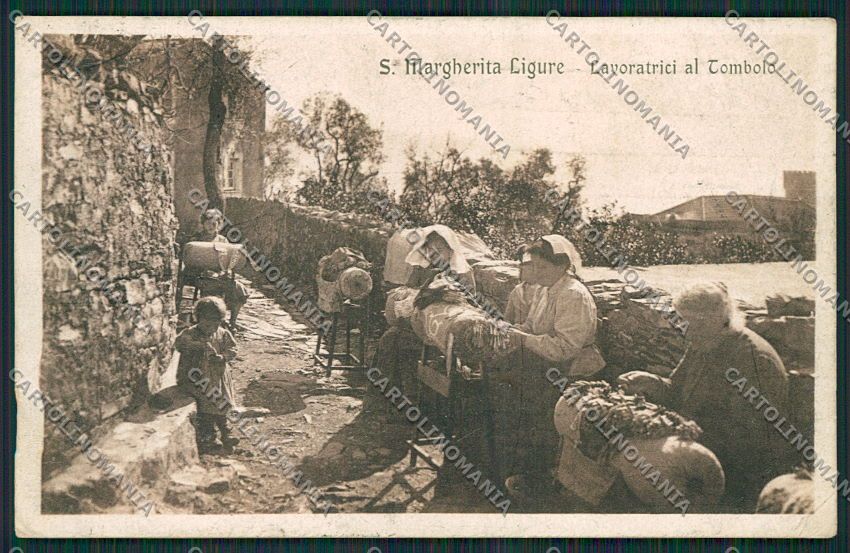 Genova Santa Margherita Tombolo cartolina EE7086 – fronte