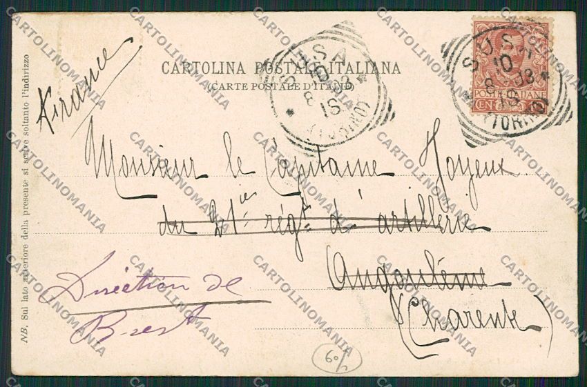 Torino Susa cartolina EE7119 – retro