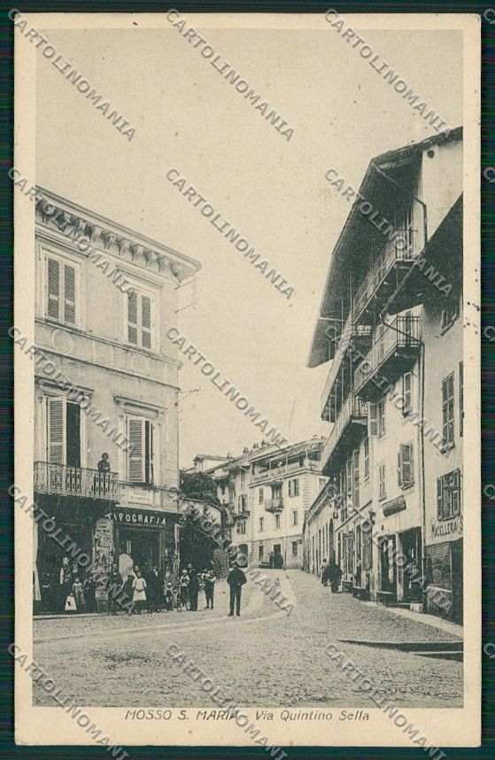 Biella Mosso Santa Maria cartolina EE7161 – fronte