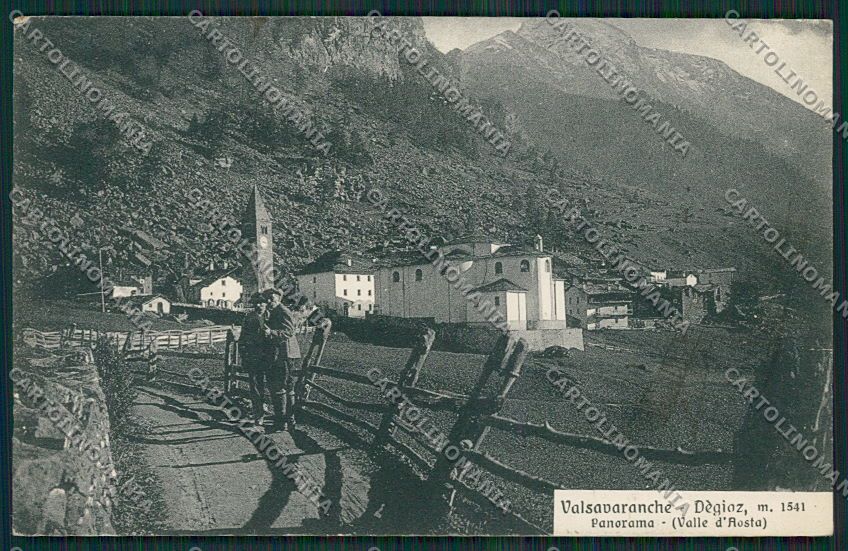 Aosta Valsavaranche Dègioz cartolina EE7194 – fronte