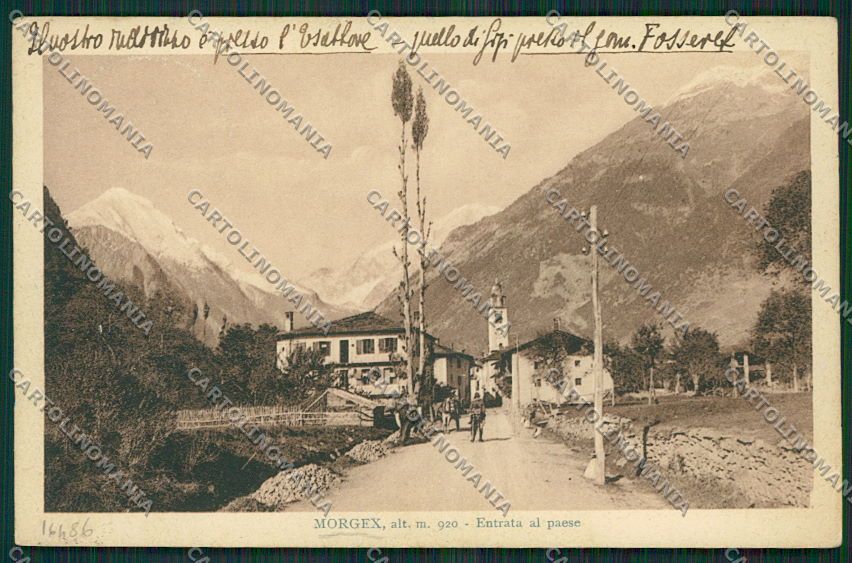 Aosta Morgex cartolina EE7200 – fronte