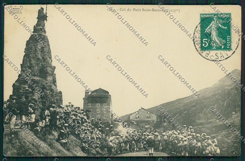 Aosta Piccolo San Bernardo cartolina EE7212 – fronte