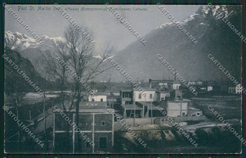 Aosta Pont Saint Martin Genta cartolina EE7214 – fronte