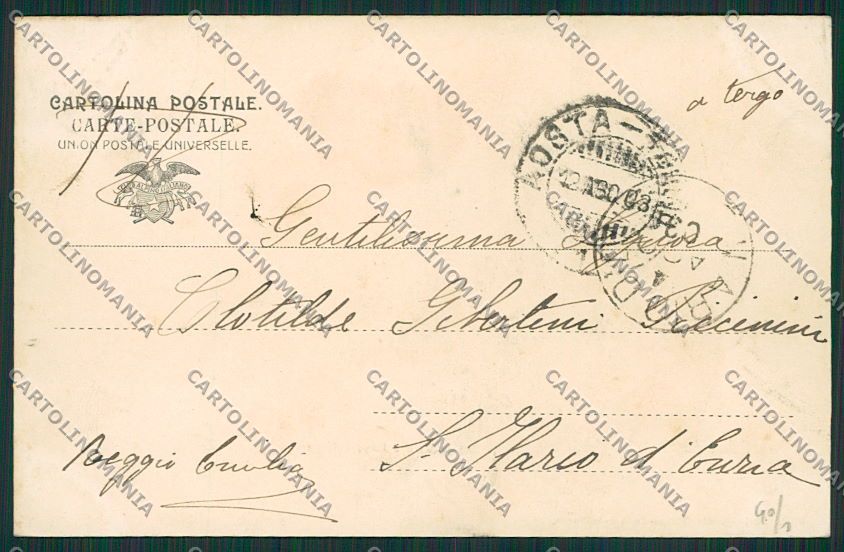 Aosta Pont Saint Martin Genta cartolina EE7218 – retro