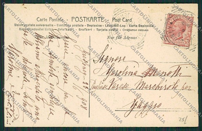 Aosta Gressoney Costumi cartolina EE7222 – retro