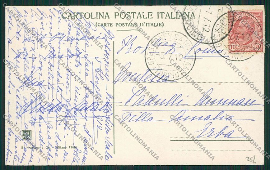 Aosta Gressoney Sendren cartolina EE7224 – retro